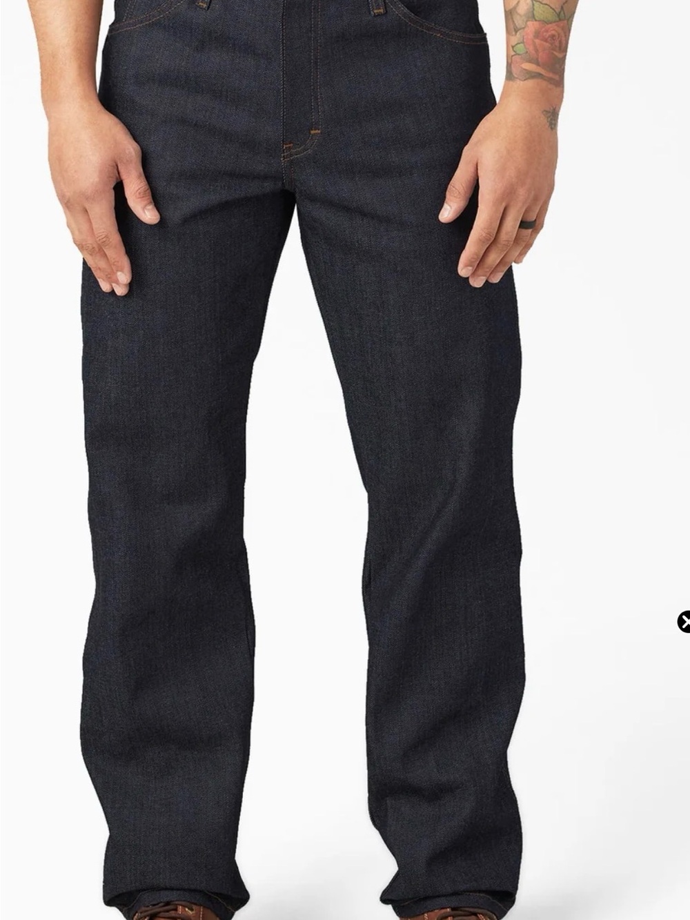 NWT Dickies Men's Straight Leg Dark Indigo Regular Fit Jeans Size 40x34